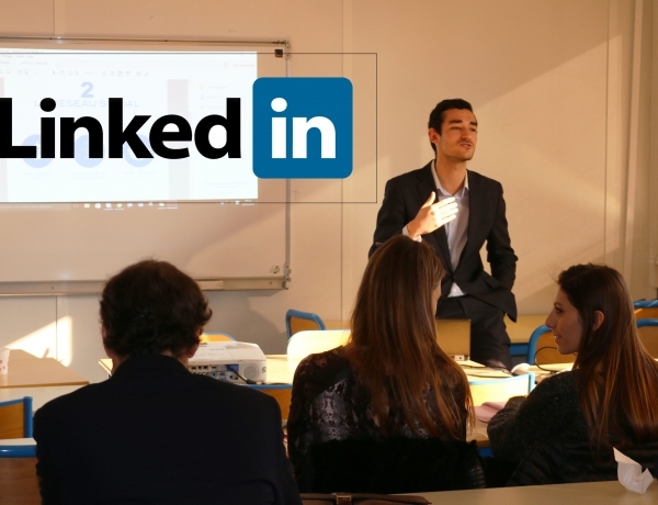 Alexandre LEMONNIER présente l’importance de LinkedIn aux futurs alternants de l’ESPI !