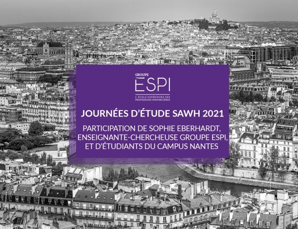 RECHERCHE | Participation de Sophie Eberhardt et d’étudiants de notre campus de Nantes aux Journées d’étude SAWH 2021 !